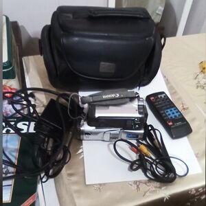 Canon Elura A60 Camcorder with Accessories And Leather Case